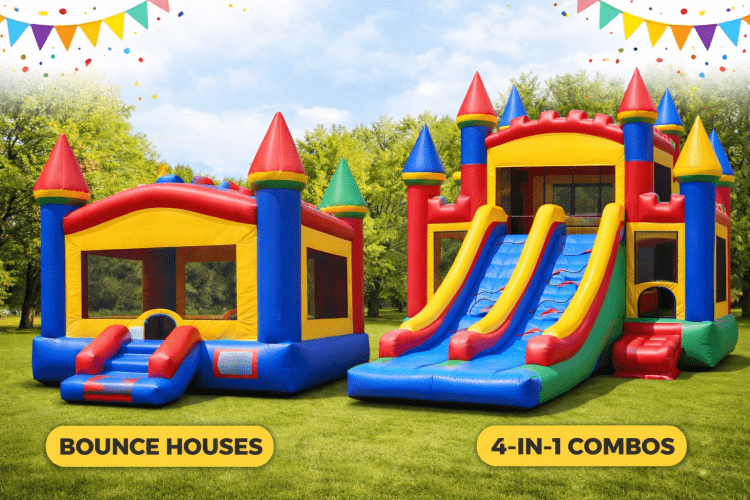 Bounce Houses and 4-in-1 Combos Bounce Houses and 4-in-1 Combos